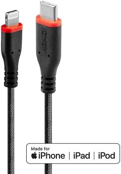 Lindy 31286 USB Lightning Kabel, 1.0m