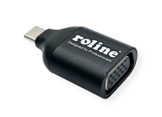 Roline Display Video-Adapter, USB Typ C male / VGA female