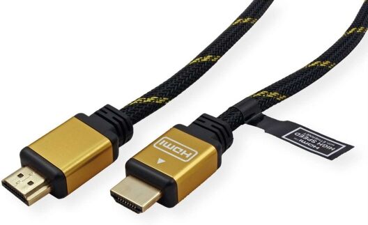 Roline Gold HDMI Kabel mit Ethernet, 7.5m