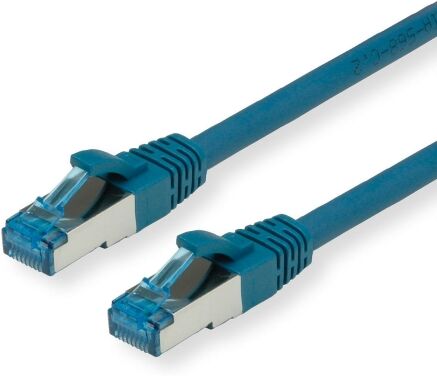 Value CAT6A-Netzwerkkabel, S/FTP, 10m, blau