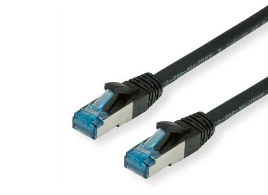 Value CAT6A-Netzwerkkabel, S/FTP, 10m, schwarz