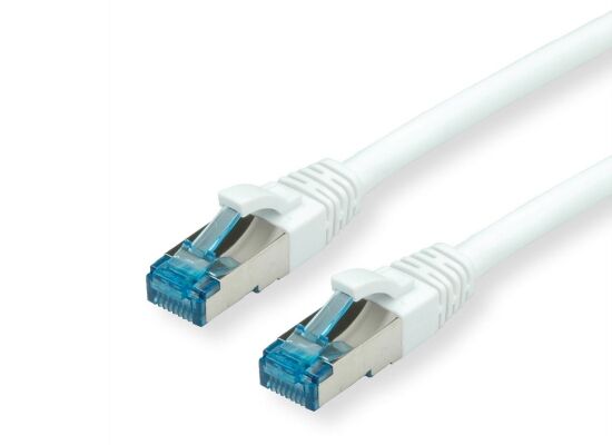 Value CAT6A-Netzwerkkabel, S/FTP, 10m, weiß