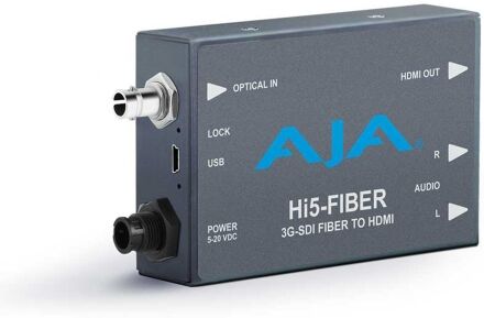 AJA Hi5-Fiber Optical Konverter