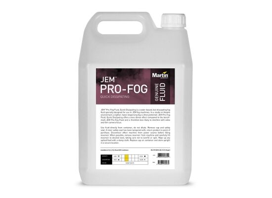 JEM Pro-Fog Fluid Quick Dissipating, 5l Kanister