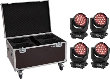 EuroLite TMH X4 Moving Head Wash Zoom 4er SET