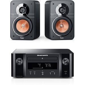 Teufel ULTIMA 20 + Marantz M-CR612 Schwarz/Schwarz