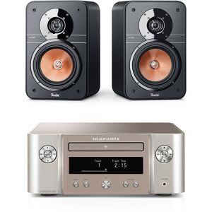 Teufel ULTIMA 20 + Marantz M-CR612 Schwarz/Silber-Gold