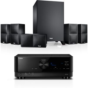 Teufel CUBYCON + Yamaha RX-V4A  Schwarz