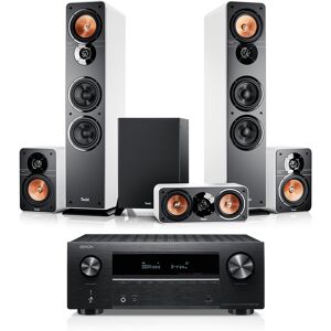 Teufel ULTIMA 40 Surround + DENON X2800H DAB  Weiß / Schwarz