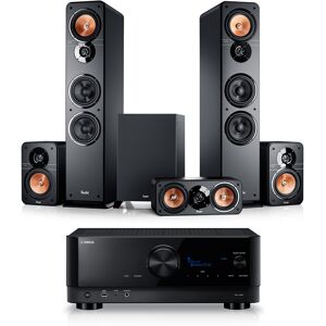 Teufel ULTIMA 40 Surround + Yamaha RX-V6A  Schwarz