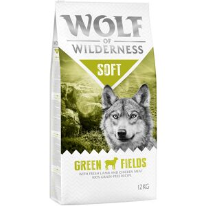 Wolf of Wilderness 12kg Soft Green Fields Lamm Wolf of Wilderness Trockenfutter für Hunde