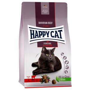 Happy Cat 2x 4kg Sterilised Adult Voralpen-Rind Happy Cat Trockenfutter für Katzen