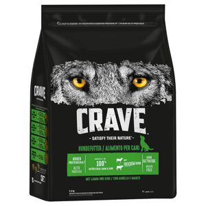 Crave 2,8kg Adult mit Lamm & Rind Crave Trockenfutter für Hunde