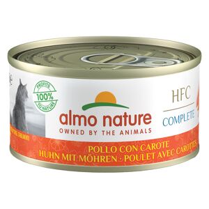 Almo Nature HFC 12x 70g HFC Complete Huhn mit Karotte Almo Nature Nassfutter für Katzen