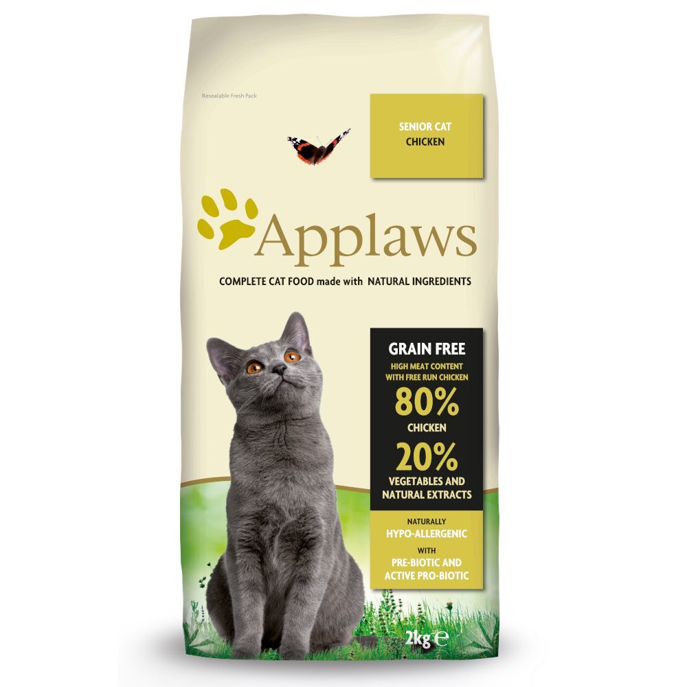 Applaws 2kg Senior Huhn Applaws Trockenfutter für Katzen