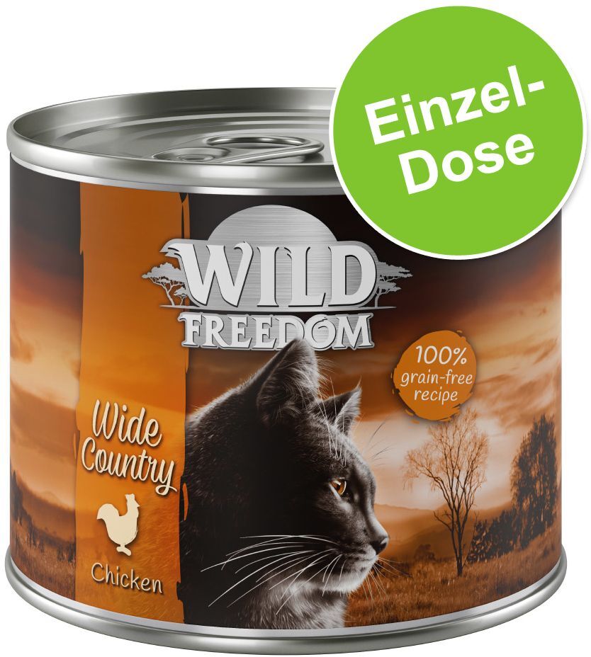 Wild Freedom 200g Adult Wide Country Huhn Wild Freedom getreidefreies Katzenfutter Nass