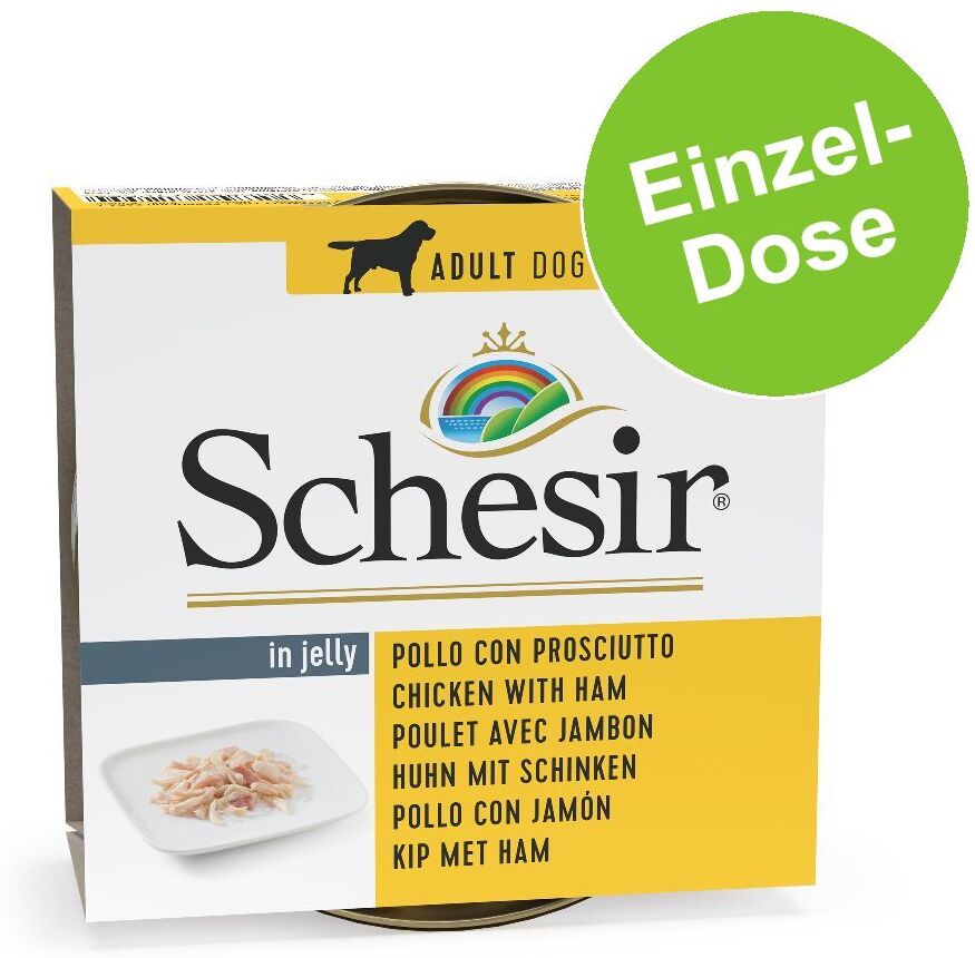 Schesir 150g Hühnchenfilets mit Schinken Schesir Nassfutter für Hunde