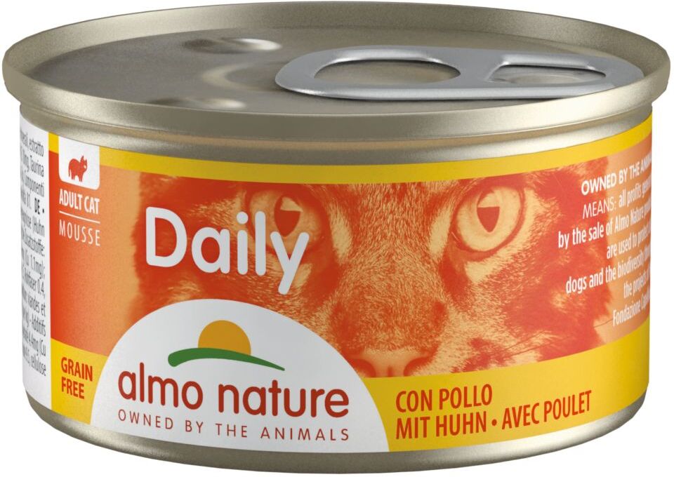 Almo Nature Daily Menu 6x 85g Daily Menu Häppchen mit Truthahn & Ente Almo Nature Nassfutter für Katzen