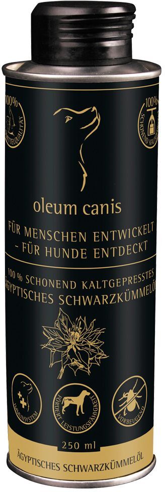 Oleum Canis 2x 250ml Schwarzkümmelöl Oleum Canis Spezialfutter für Hunde