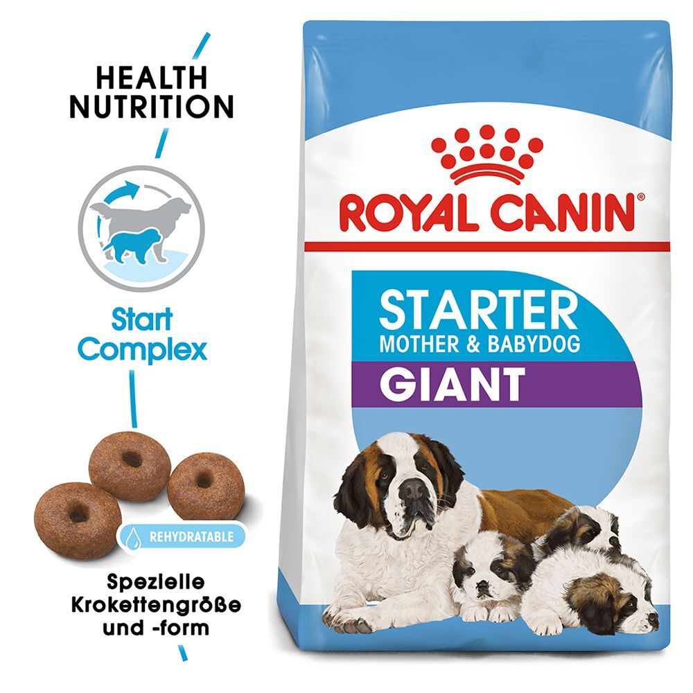 Royal Canin Size 2x 15kg Giant Starter Mother & Babydog Royal Canin Trockenfutter für Hunde