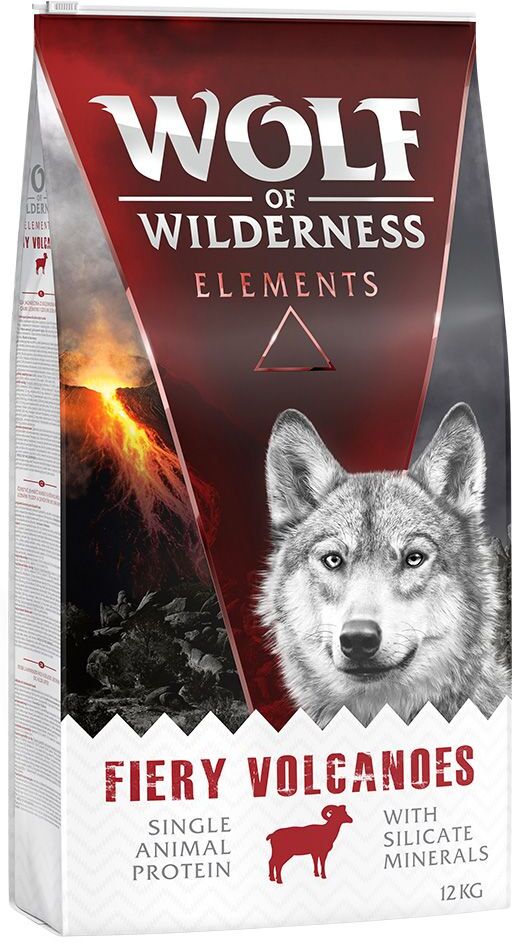 Wolf of Wilderness 12kg "Fiery Volcanoes" Lamm Wolf of Wilderness Trockenfutter für Hunde