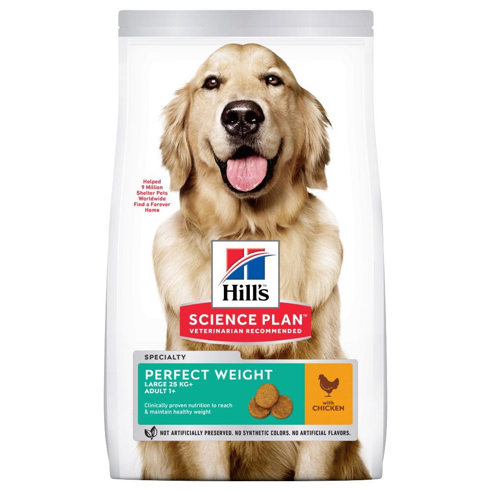 Hill's Science Plan 2x12kg Adult 1+ Perfect Weight Large Breed Hill's Science Plan Trockenfutter für Hunde