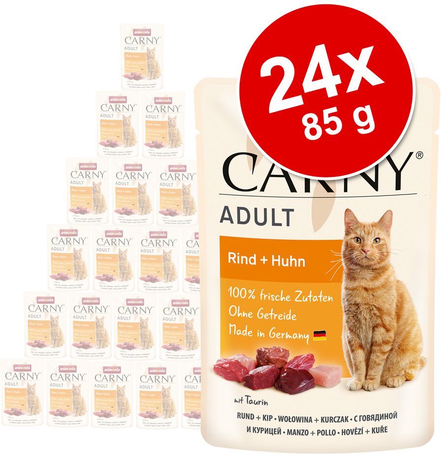 Animonda Carny 24x 85g Carny Mix Animonda Katzenfutter nass