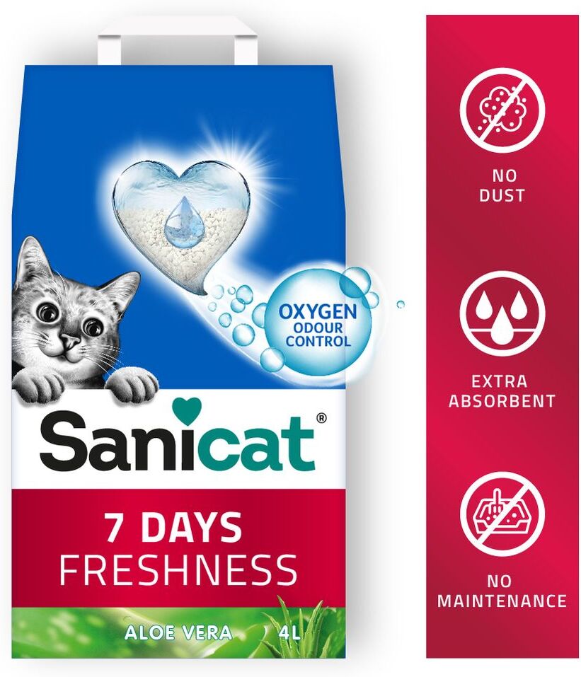 Sanicat 4l 7 Days Aloe Vera Sanicat Katzenstreu