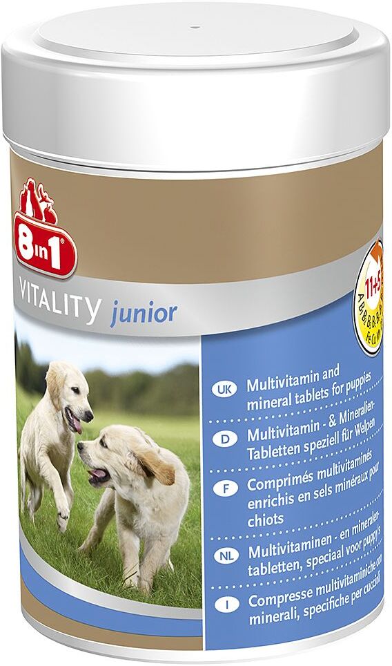 8in1 100 TablettenVitality Junior 8in2Spezialfutter für Hunde