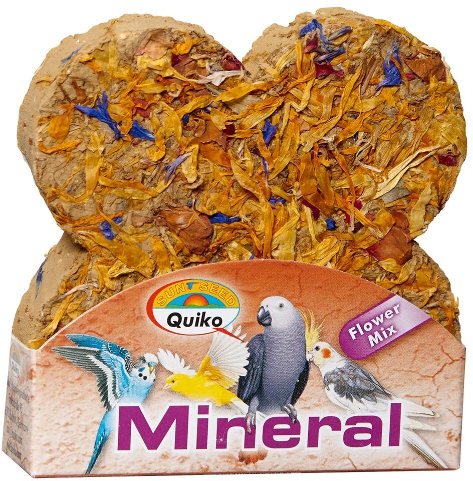 Zooplus Quiko Mineralstein Flower - 1 Stück (90 g)