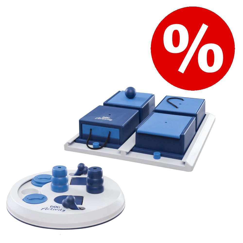 Trixie Dog Activity Set: Flip Board + Poker Box Hundespielzeug