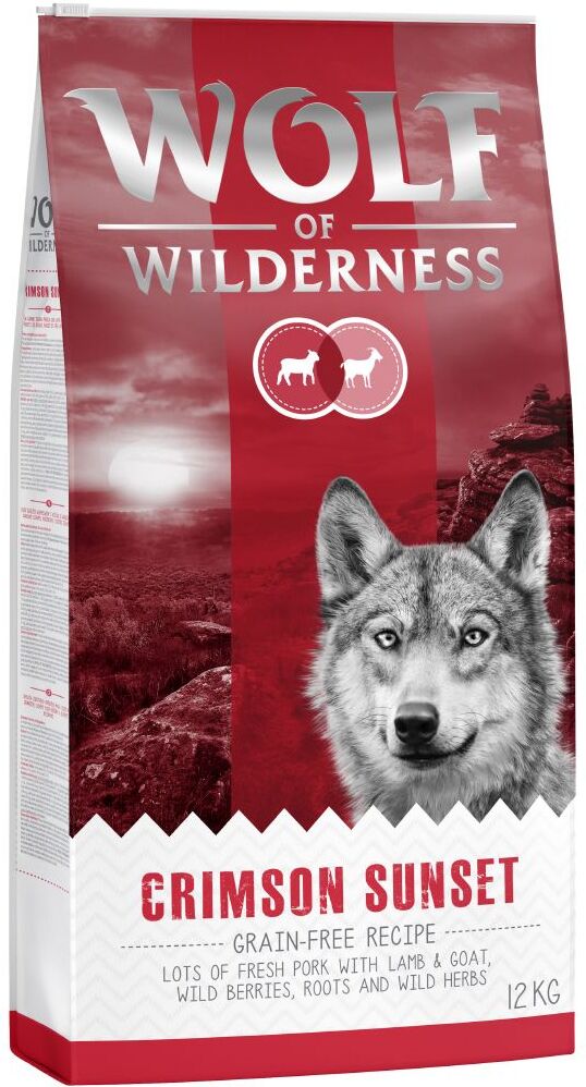 Wolf of Wilderness 5x 1kg "Crimson Sunset" - Lamm & Ziege Wolf of Wilderness Trockenfutter für Hunde