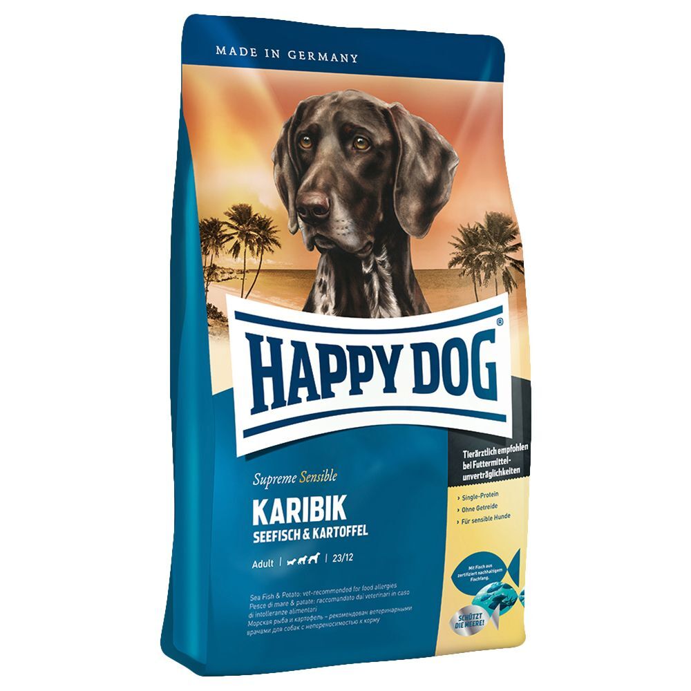 Happy Dog Supreme Sensible 12,5kg Karibik Happy Dog Supreme Sensible Trockenfutter für Hunde