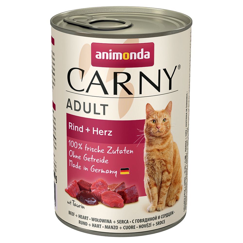 Animonda Carny 6x 400g Adult Pute, Huhn & Shrimps Animonda Carny Nassfutter für Katzen