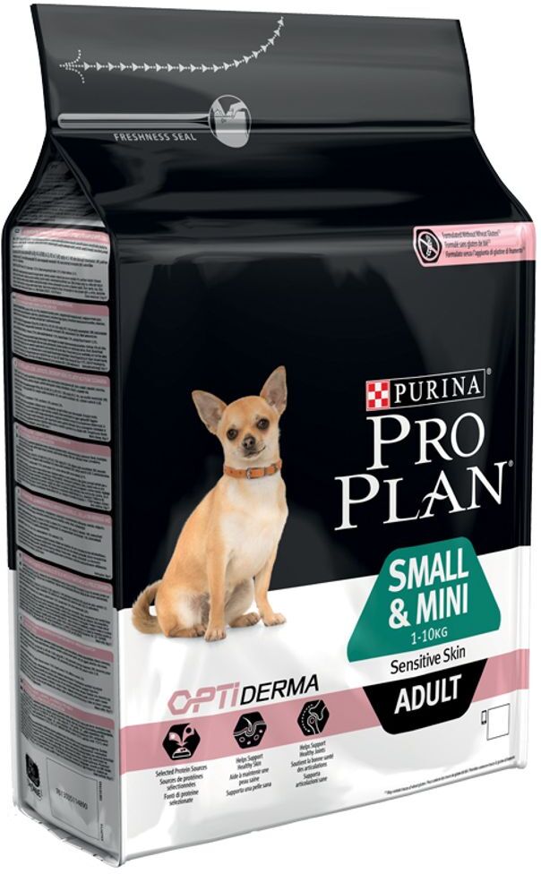 Pro Plan 2x 7kg Small & Mini Adult Sensitive Skin OPTIDERMA Pro Plan Trockenfutter für Hunde