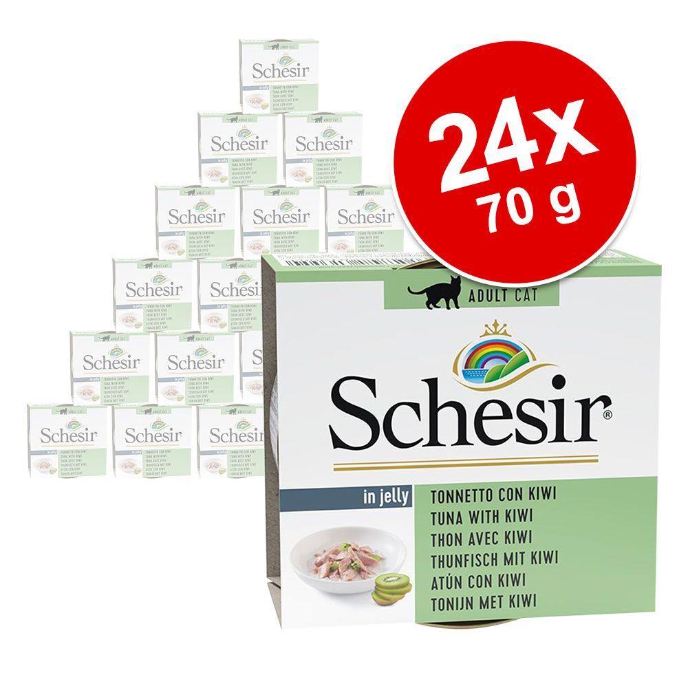 Schesir 24x 75g Fruit Thunfisch mit Ananas Schesir Nassfutter für Katzen