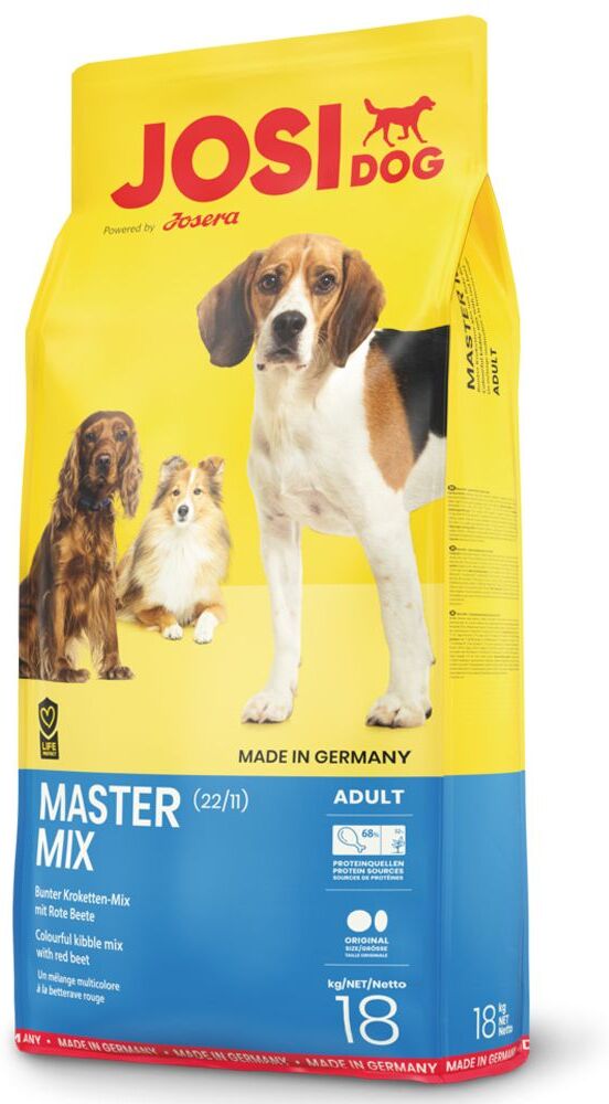 JosiDog 2x 18kg Master Mix JosiDog Trockenfutter für Hunde