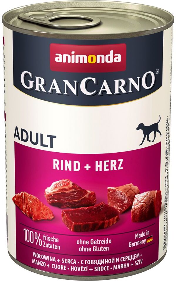 Animonda GranCarno 6x 400g GranCarno Original Adult Multifleisch-Cocktail Animonda Nassfutter für Hunde