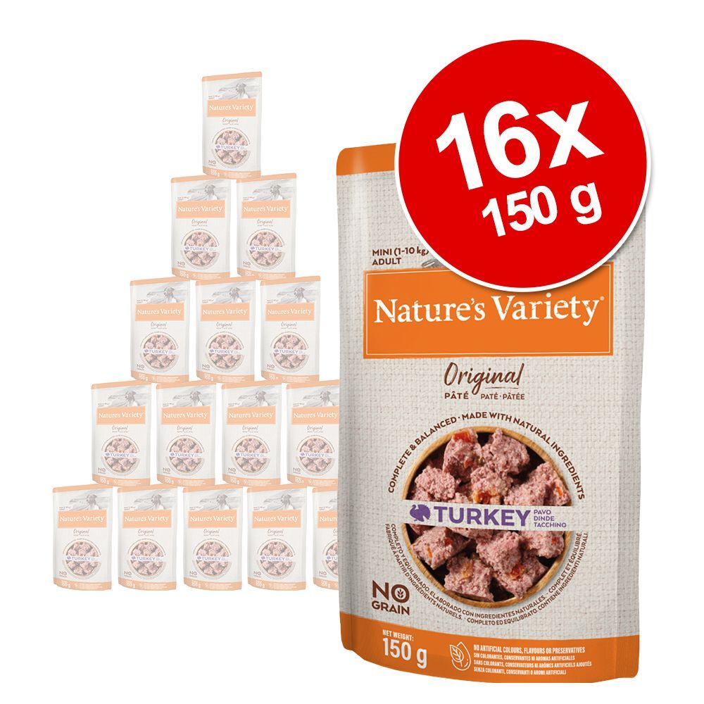 Nature’s Variety 16x 150g Original Paté No Grain Mini Huhn Nature's Variety Hundefutter Nass