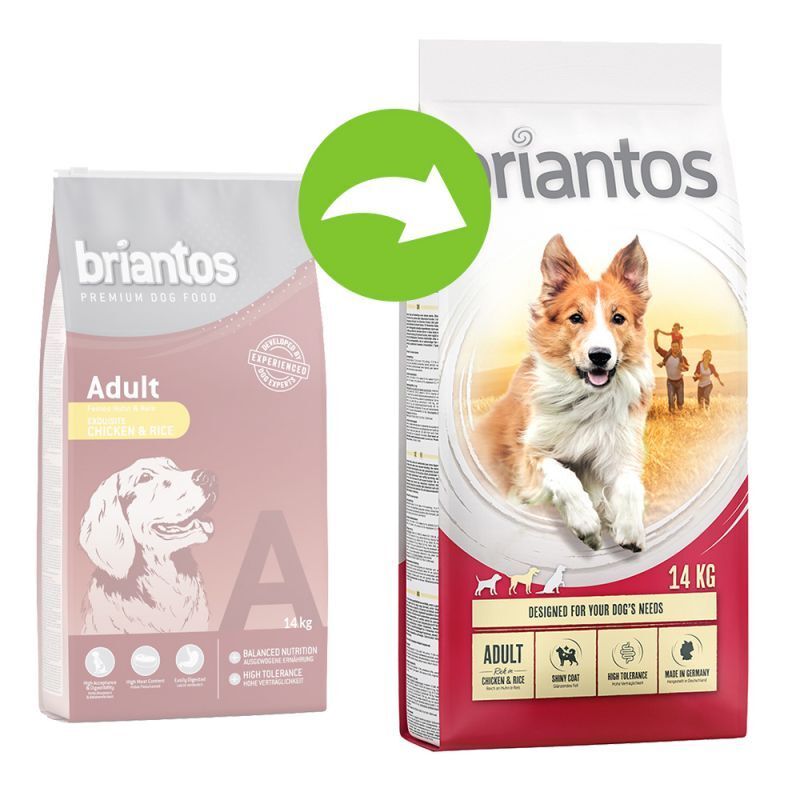 briantos 14kg Adult Huhn & Reis Briantos Trockenfutter für Hunde