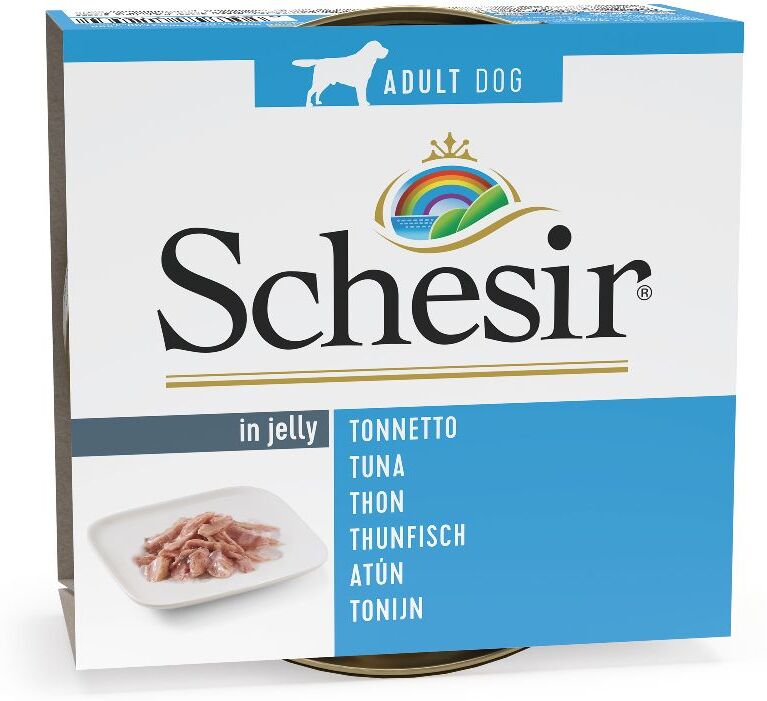 Schesir 6x 150g Huhn mit Ananas Schesir Nassfutter für Hunde