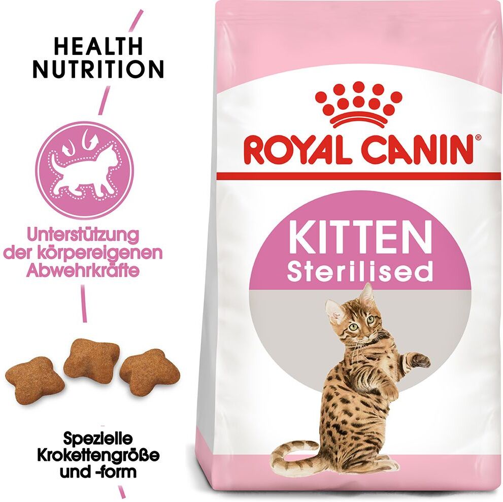 Royal Canin 2kg Kitten Sterilised Royal Canin Trockenfutter für Katzen