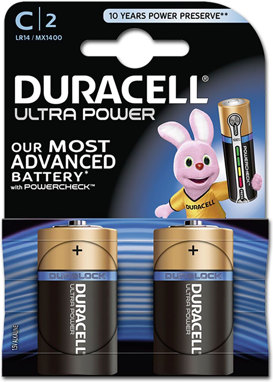 DURACELL Ultra Power MX1400 C BL2