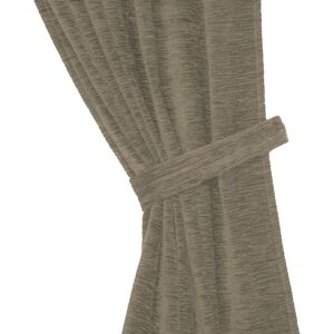 Wirth Raffhalter »Thermo-Chenille 288g/m²«, (2 St.) taupe Größe B/H: 100 cm x 6 cm