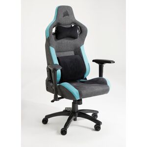 Corsair Gaming Chair »T3 Rush Fabric Gaming Chair«, Racing-Inspired Design,... Charcoal & Teal + schwarz Größe