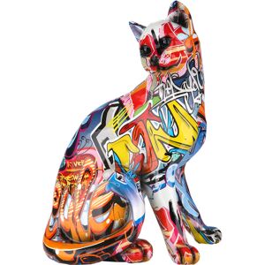 GILDE Dekofigur »Figur Pop Art Katze«, Dekoobjekt, Tierfigur, Höhe 29 cm,... bunt Größe