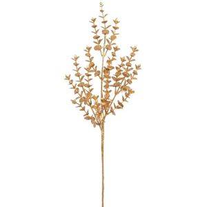 Botanic-Haus Kunstblume »Eukalyptus Glimmer 3-er Set, 55 cm« Goldfarben Größe