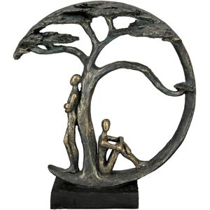 Casablanca by Gilde Dekofigur »Skulptur Shadow« bronzefarben Größe
