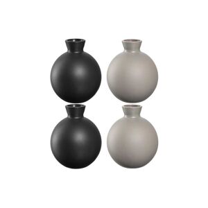 LEONARDO Dekovase »Vase Casolare 9 cm, Grau/S« Grau Größe