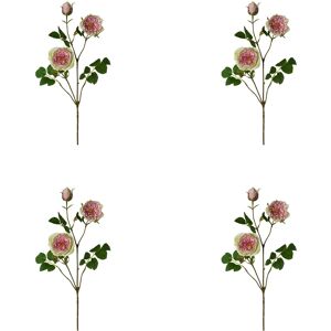 Creativ green Kunstblume »Rosenzweig« grün,rosa Größe